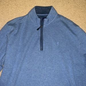 Men’s Johnnie-O Light Blue Quarter Zip (1/4 Zip)